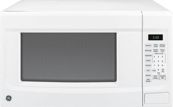 GE 1.4 Cu. Ft. Mid Size Microwave White JES1460DSWW Best Buy
