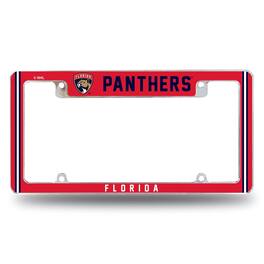 Rico Industries - Florida Hockey Panthers Chrome Metal License Plate Frame - Multi