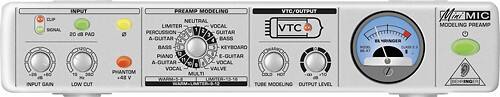 Front Standard. Behringer - Minimic Ultracompact Microphone Modeling Preamp.