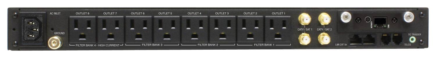 Alt View 11. Panamax - 9-Outlet Surge Protector - Black.