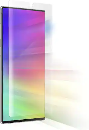 Front. ZAGG - ZAGG Screen Protector FIT SamsungGalaxy Note10+ Ultra VisionGuard Clear -(ZAG200203952-V) - Clear.