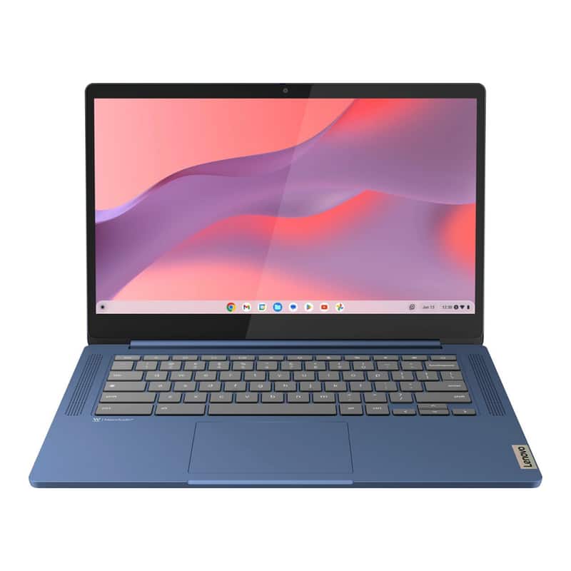 Lenovo - IdeaPad Slim 3 14" FHD Chromebook,MediaTek Kompanio 520,4GB RAM,64GB eMMC,Chrome OS - Blue