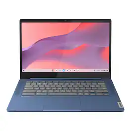 Lenovo - IdeaPad Slim 3 14" FHD Chromebook,MediaTek Kompanio 520,4GB RAM,64GB eMMC,Chrome OS - Blue