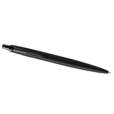 Front. Parker - Parker Jotter XL Ballpoint Pen, Medium Point, Blue Ink (2122753) - Black.