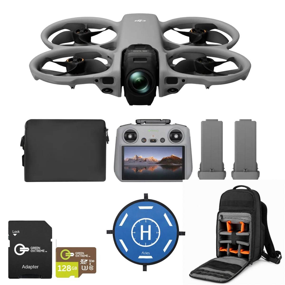 Bundle - DJI - Avata 360 8K Fly More Combo RC 2 + 128GB Card, Backpack & Pad price history on PriceWatchPro