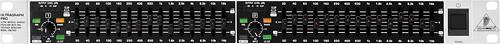 Front. Behringer - Ultragraph FBQ-Pro 15-Band Stereo Graphic Equalizer - Black.