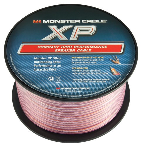 Monster - XP 100' Speaker Cable - Clear