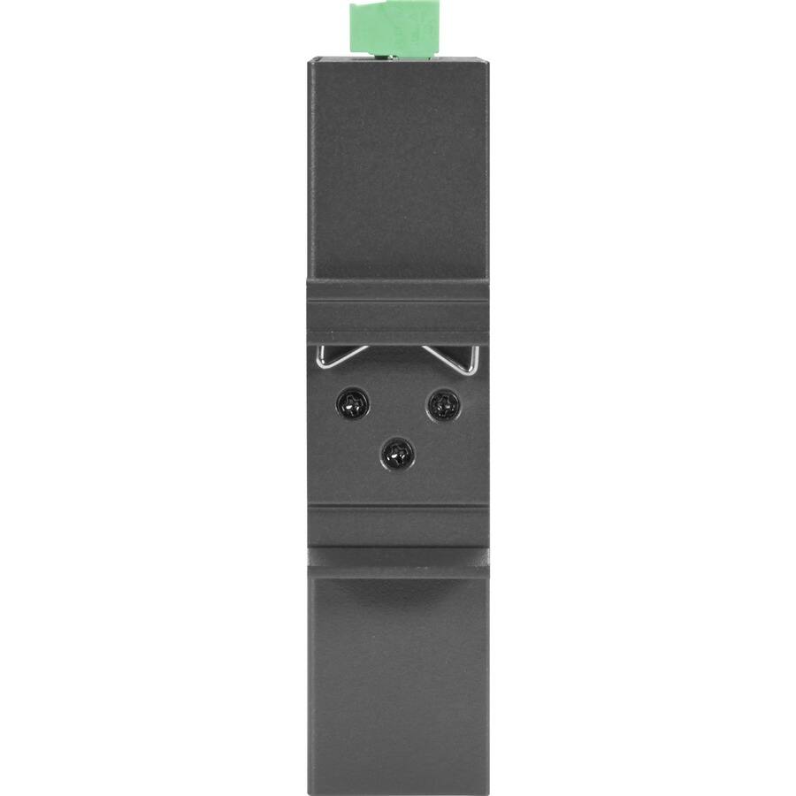 Alt View 2. Black Box Network Services - Industrial 10/100-Mbps Ethernet Switch - Unmanaged, Extreme Temperature, 5-Port - Multicolor.