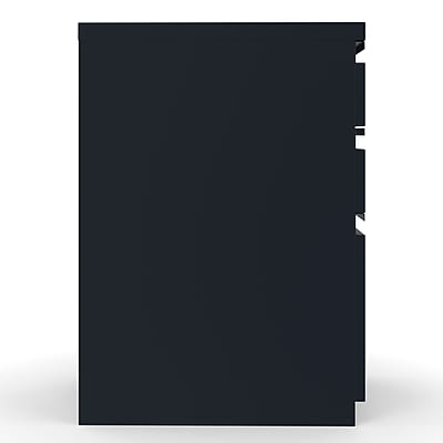 Alt View 2. Staples - 3-Drawer Vertical File Cabinet, Locking, Letter, 19.88"D - Black.