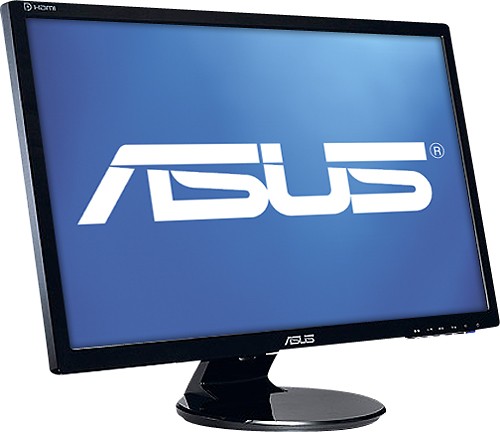  Asus - 25&quot; Widescreen Flat-Panel LED HD Monitor - Black