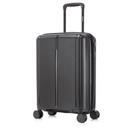 DUKAP - Airley Lightweight Hardside Spinner Luggage 20" Carry-On - Black