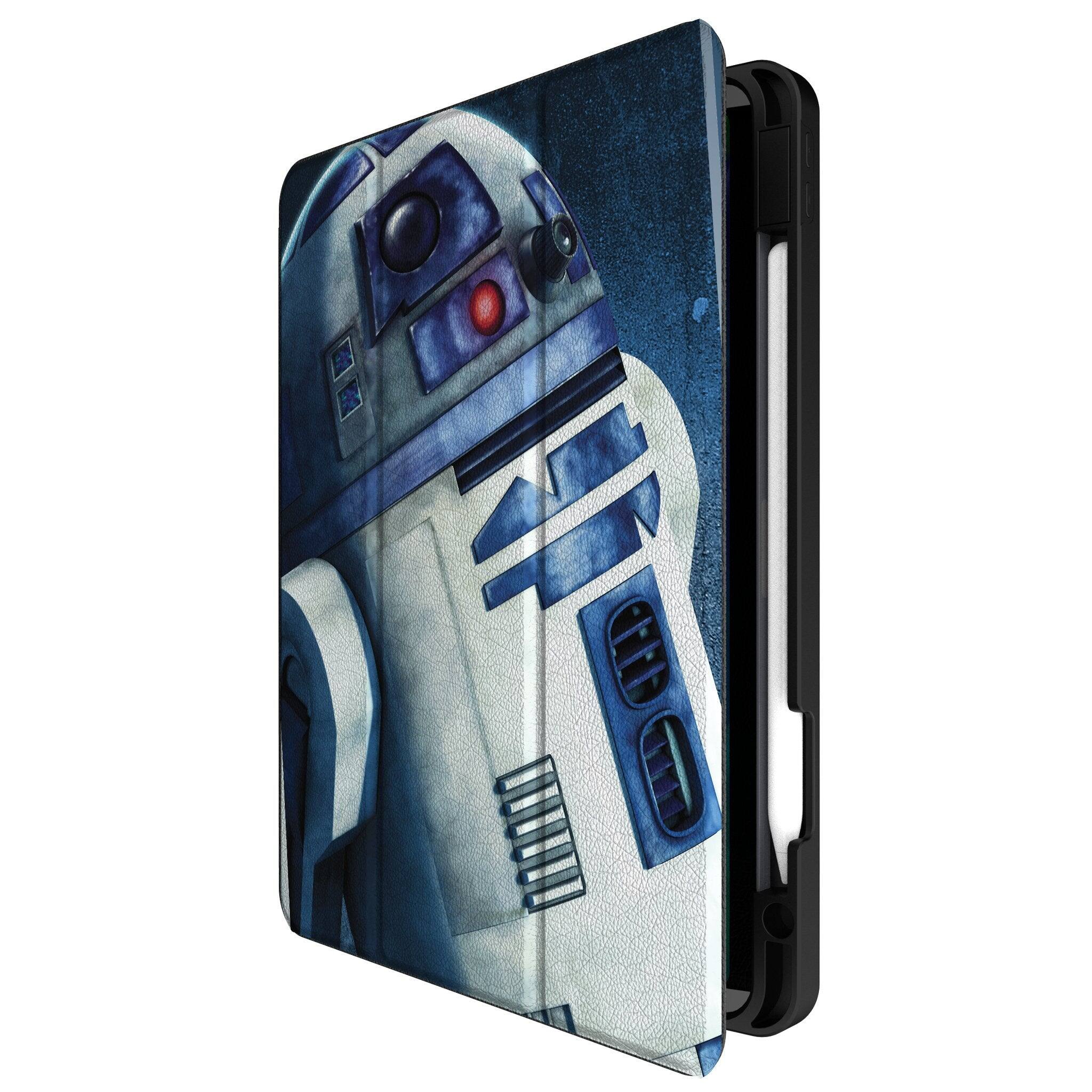 Angle. Keyscaper - Star Wars: A New Hope Portrait Tablet Case - Apple iPad Pro 11in (3rd/2nd/1st Gen) - R2-D2.