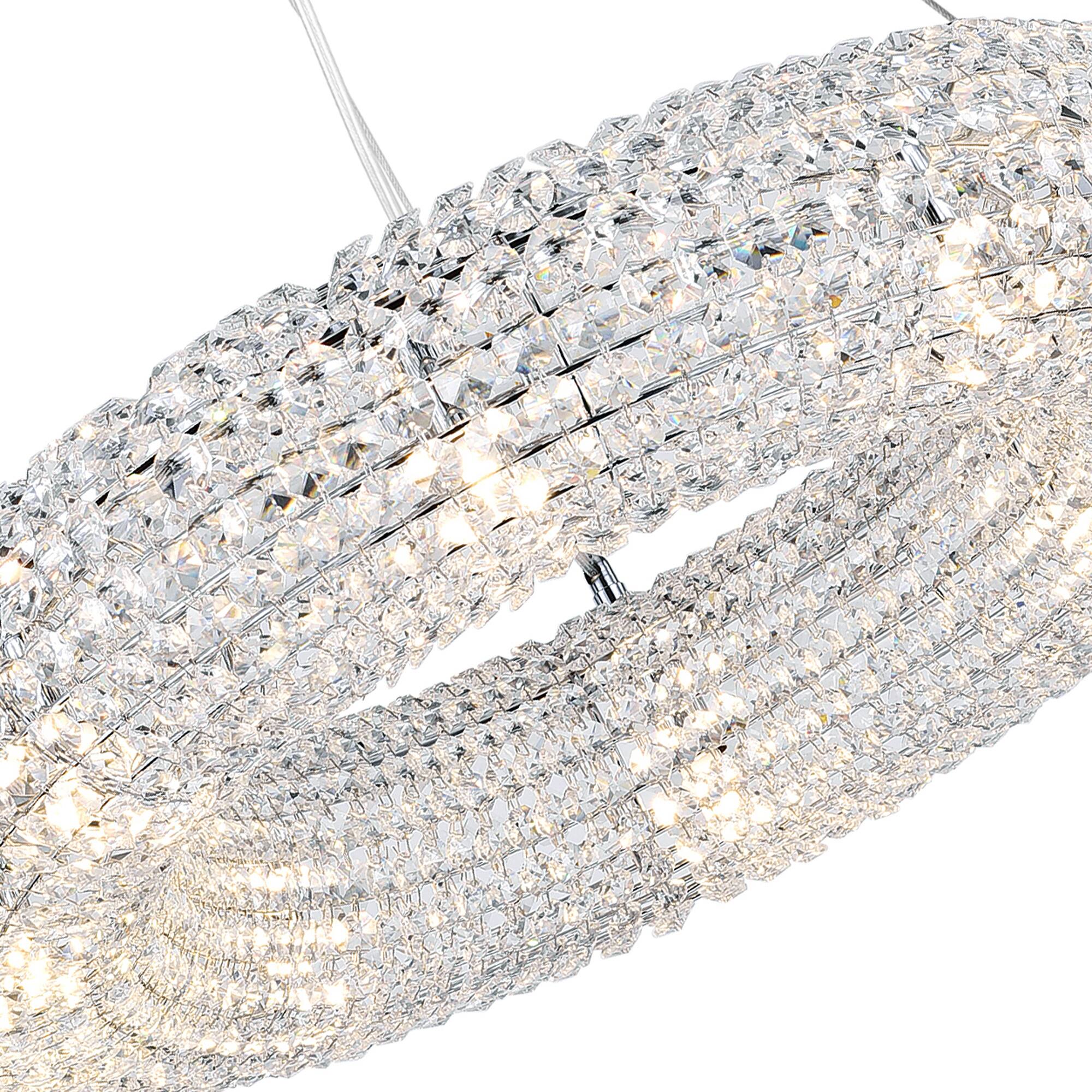 Back. CWI Lighting - Veronique 8 Light Chandelier With Chrome Finish - Chrome.