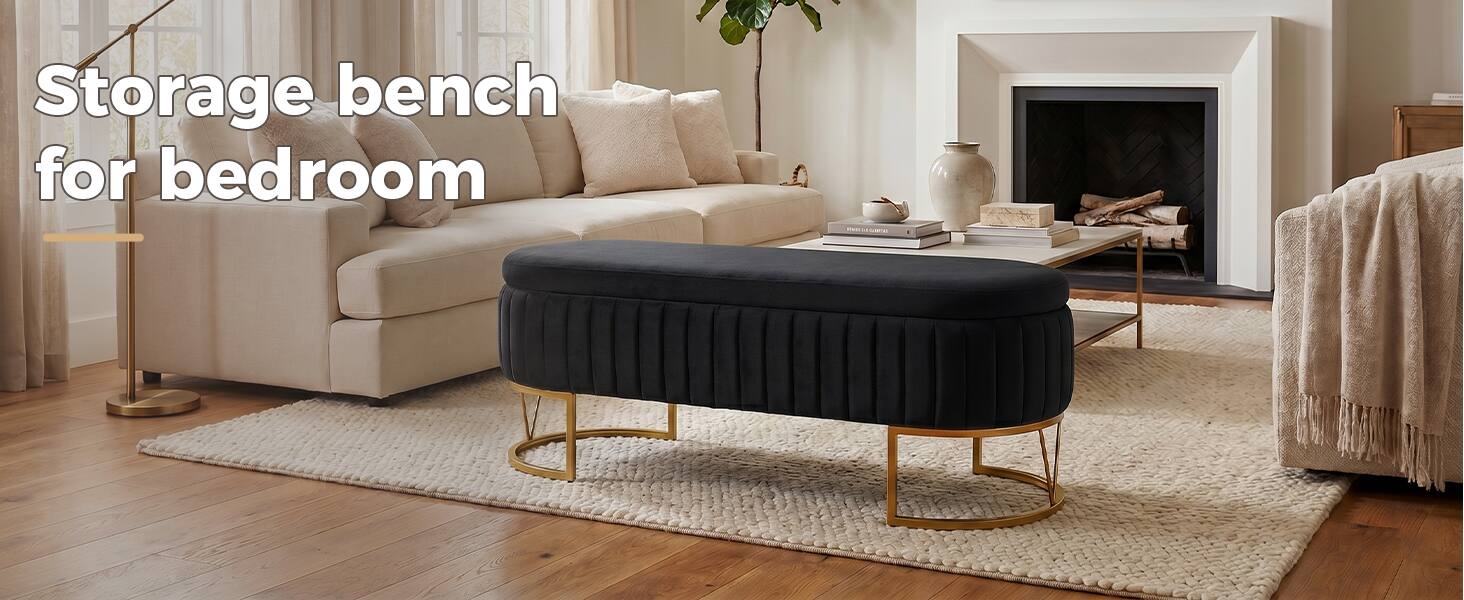 Storage bench for bedroom