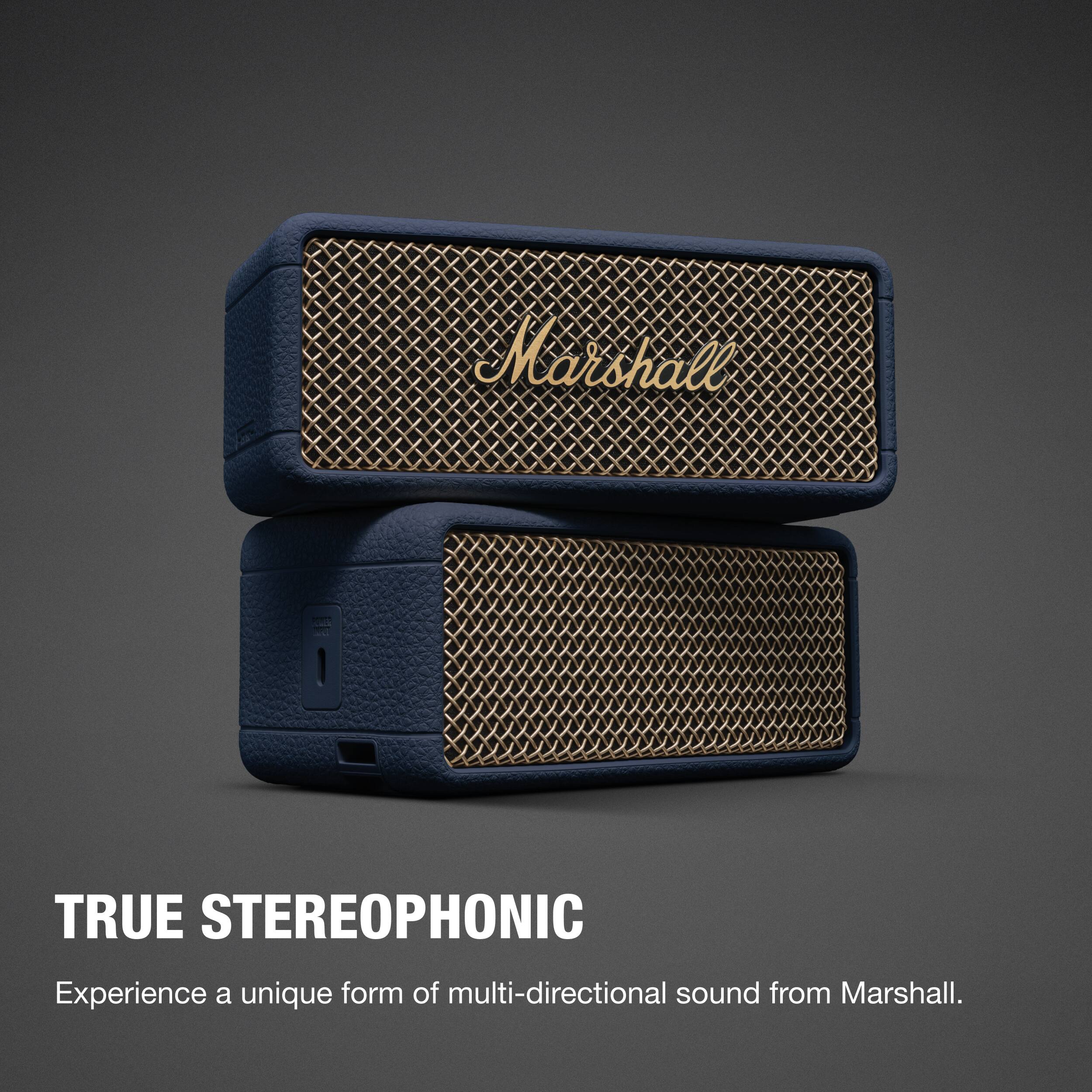 Marshall TRUE STEREOPHONIC Experience a unique form of multi-directional sound from Marshall.