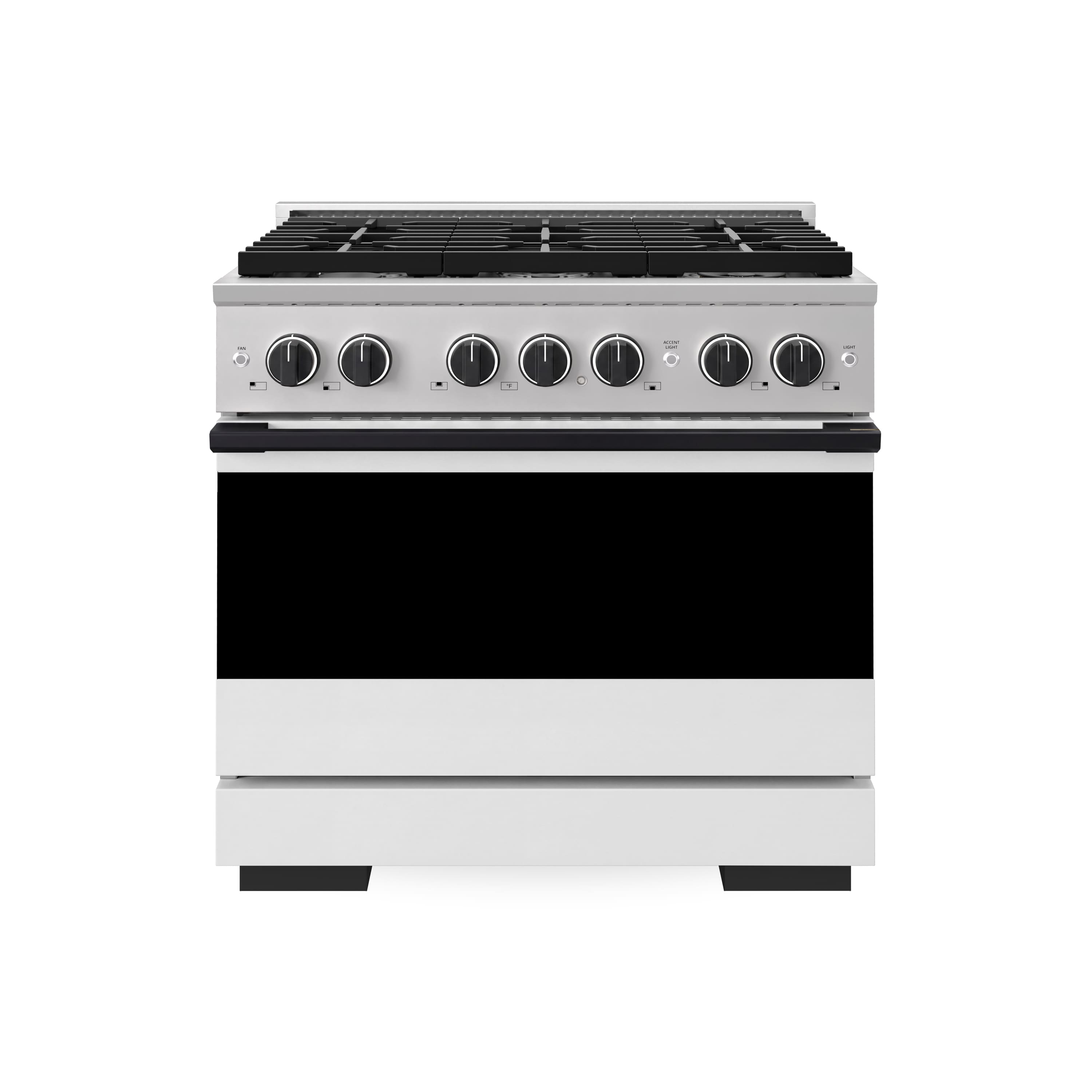 ZLINE - Autograph 36 in. 5.2 cu. ft. Marino Dual Fuel Freestanding Range with 6 Gas Burner Cooktop with White & Black Accents - White Matte price history on PriceWatchPro