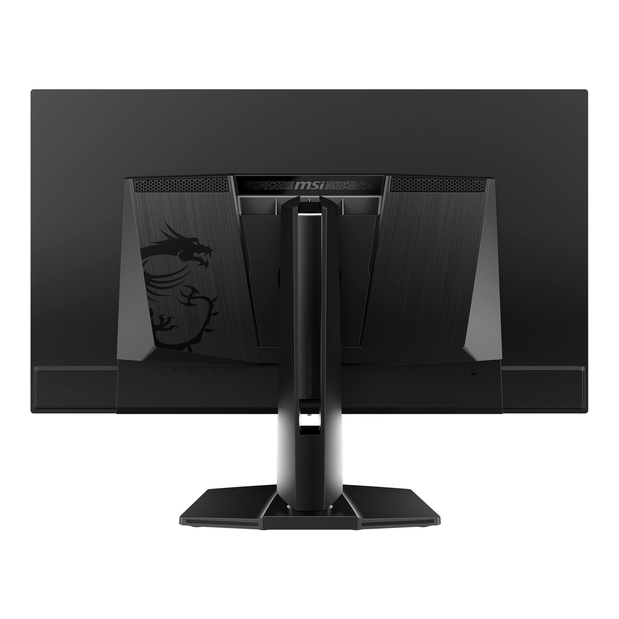 Back. MSI - MAG 321UP QD-OLED X24 32" UHD 240Hz 0.03ms G-SYNC FreeSync Premium Pro Gaming Monitor True Black 500 (DP, HDMI, USB-C) - Metallic Black.