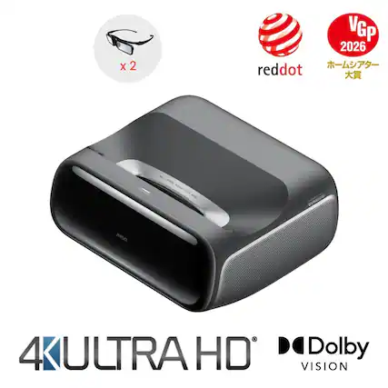 X 2 VGP 2026
reddot
Ar CETIIA STEMN eare caP DVNAUDIO IMGO
4K ULTRA HD
Dolby VISION