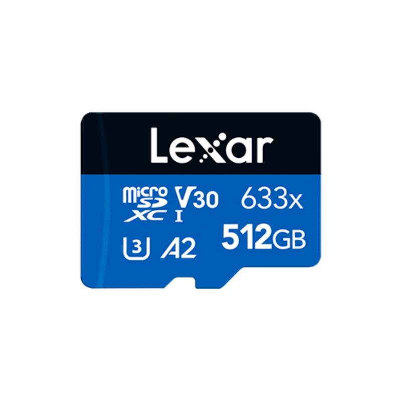 Lexar microSD V30 633x XC I 3 A2 512GB