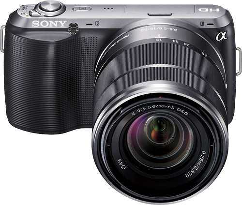  Sony - NEX-C3K 16.2-Megapixel Digital Camera with 18-55mm Lens - Black