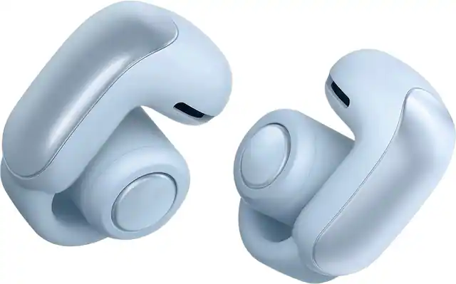 Front. Bose - Ultra Open-Ear True Wireless Open Earbuds - Moonstone Blue.