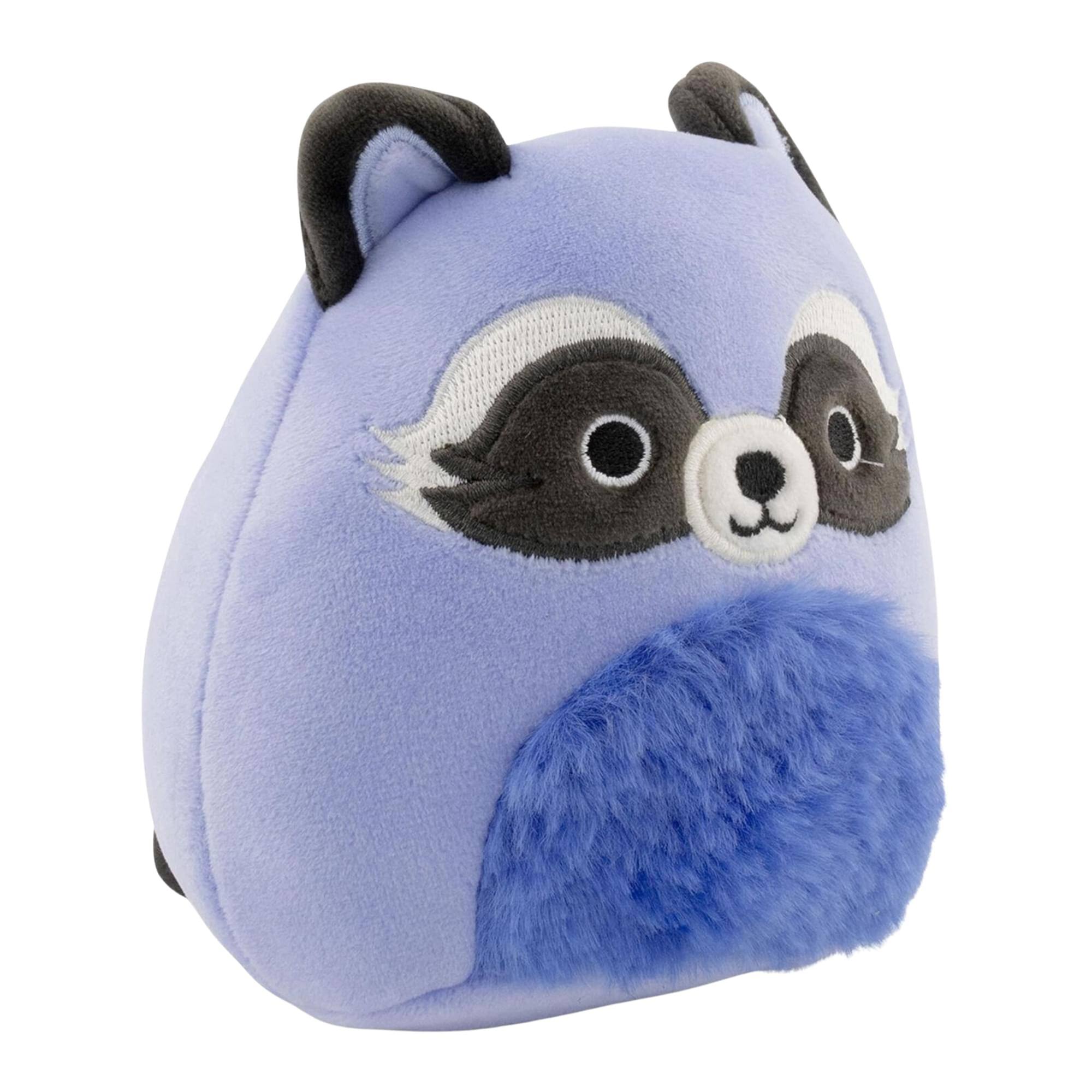 Alt View 1. Kellytoy - Squishmallow Cozy Squad 8 Inch Plush | Duranga the Blue Raccoon - Blue.