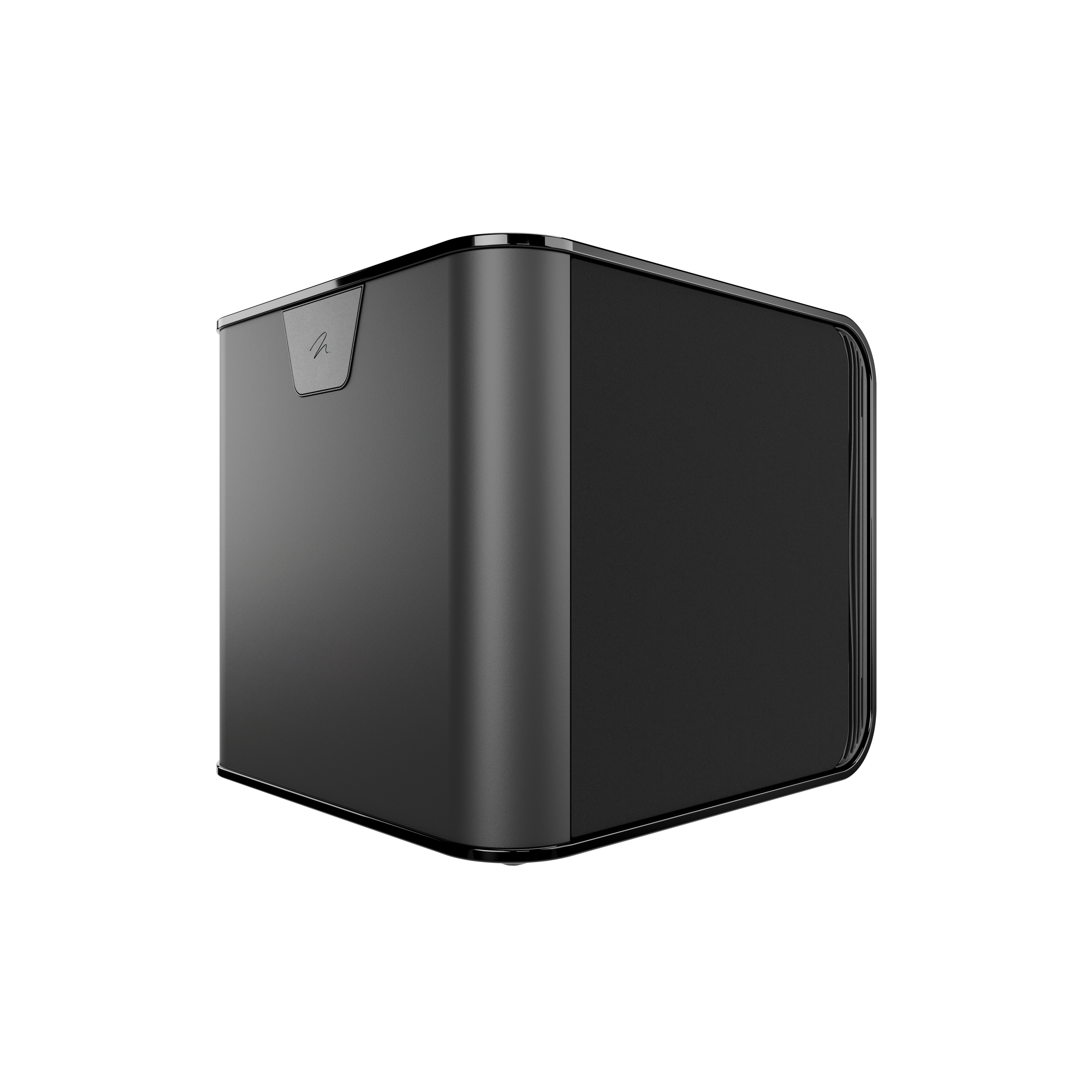 Front. MartinLogan - Depth 215, Dual 15” 4.4kW Powered Subwoofer, with BalancedForce Technology, Sub Control App, and Wireless Built-In - Gloss Black.