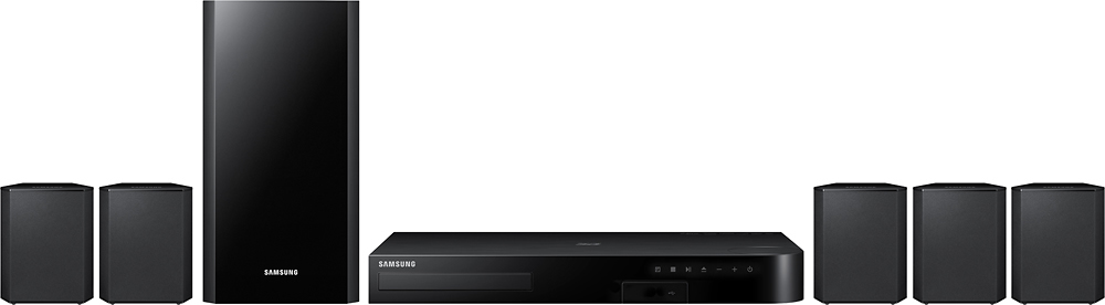 Best Buy Samsung 4 Series 500w 5 1 Ch 3d Smart Blu Ray Home Theater System Black Ht J4500 Za