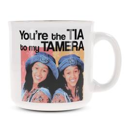Silver Buffalo - Sister, Sister "You're The Tia To My Tamera" Ceramic Mug | Holds 20 Ounces - White