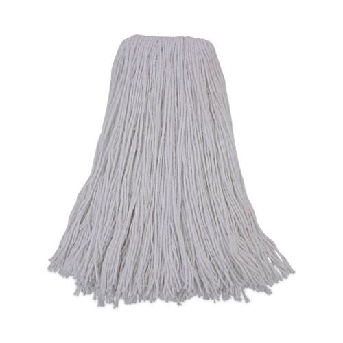 Front. Boardwalk - Boardwalk Mop Head, Premium Standard Head, Rayon Fiber, 32oz, White, 12/Carton.