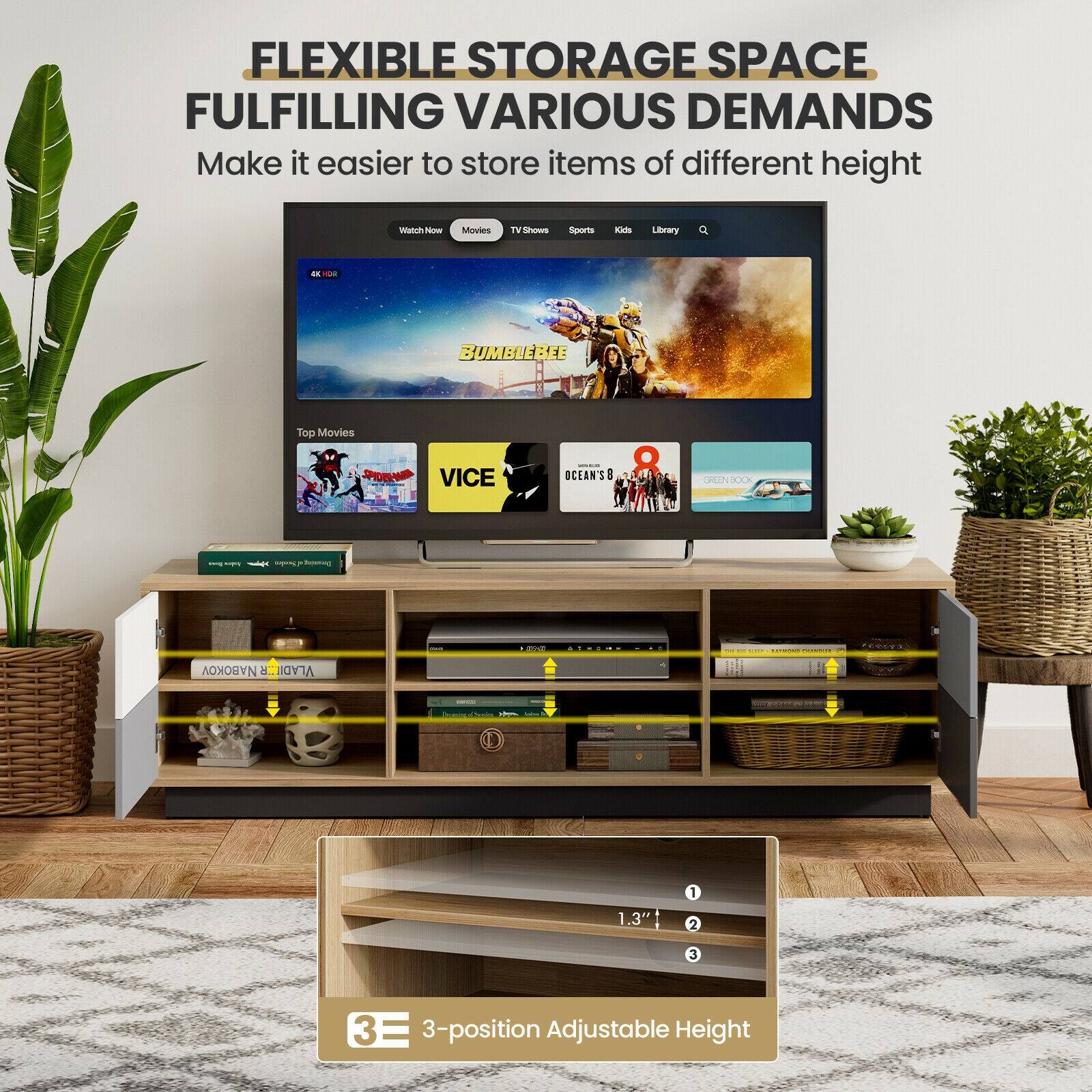 FLEXIBLE STORAGE SPACE FULFILLING VARIOUS DEMANDS Make it easier to store items of different height. Watch Now Movies TV Shows Sports Kids Library. 3-position Adjustable Height.