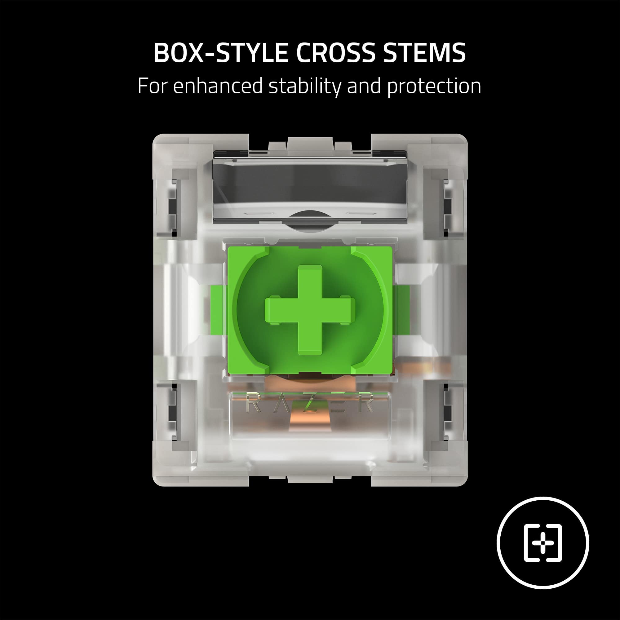 BOX-STYLE CROSS STEMS FOR ENHANCED STABILITY AND PROTECTION