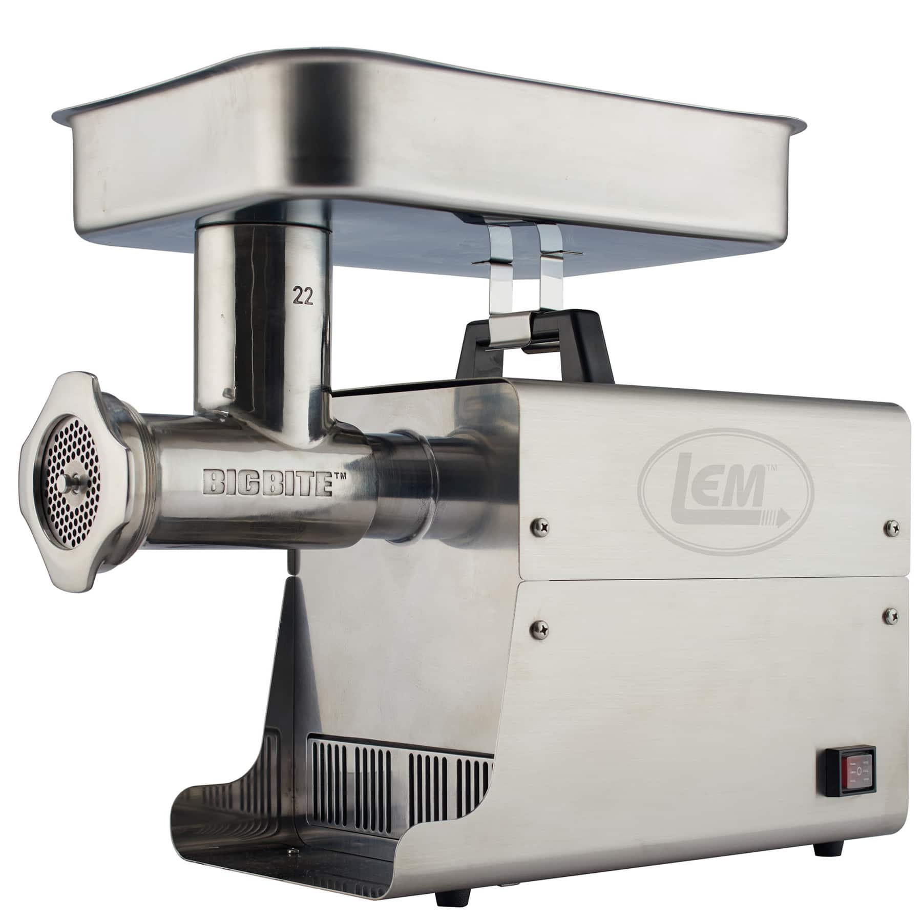 Best Buy LEM Product 22 Big Bite Meat Grinder 1 HP Stainless Steel 17811