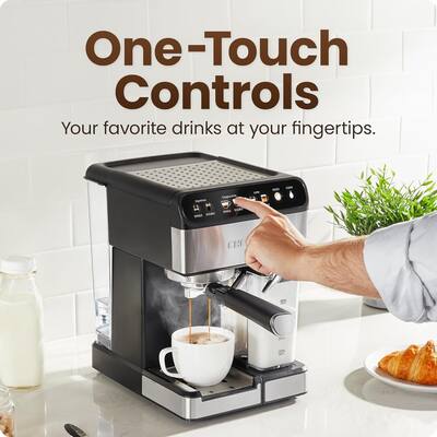 Chefman CaféMaster Pro Espresso Machine w/ Milk Frother for