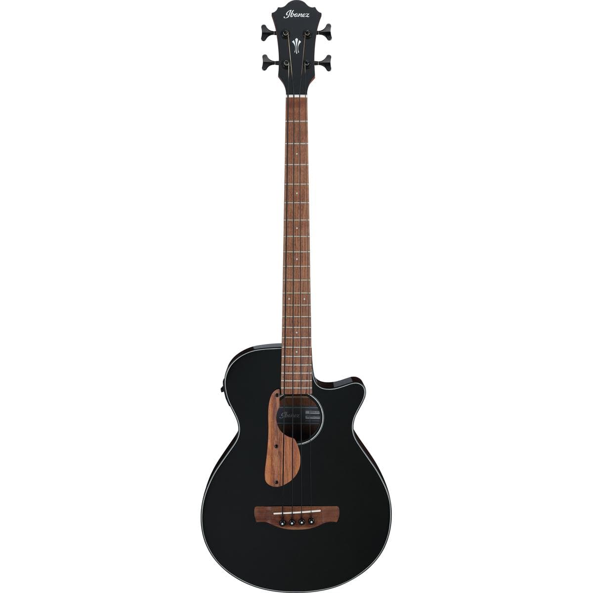 Ibanez - AEG Series AEGB24E Acoustic Electric Bass Guitar, Black High Gloss price history on PriceWatchPro