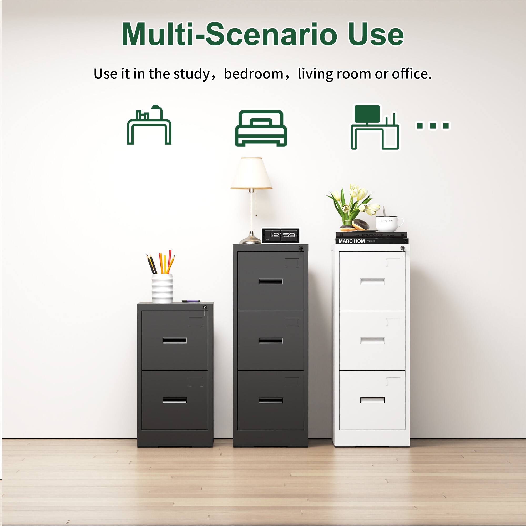 Multi-Scenario Use

Use it in the study, bedroom, living room or office.