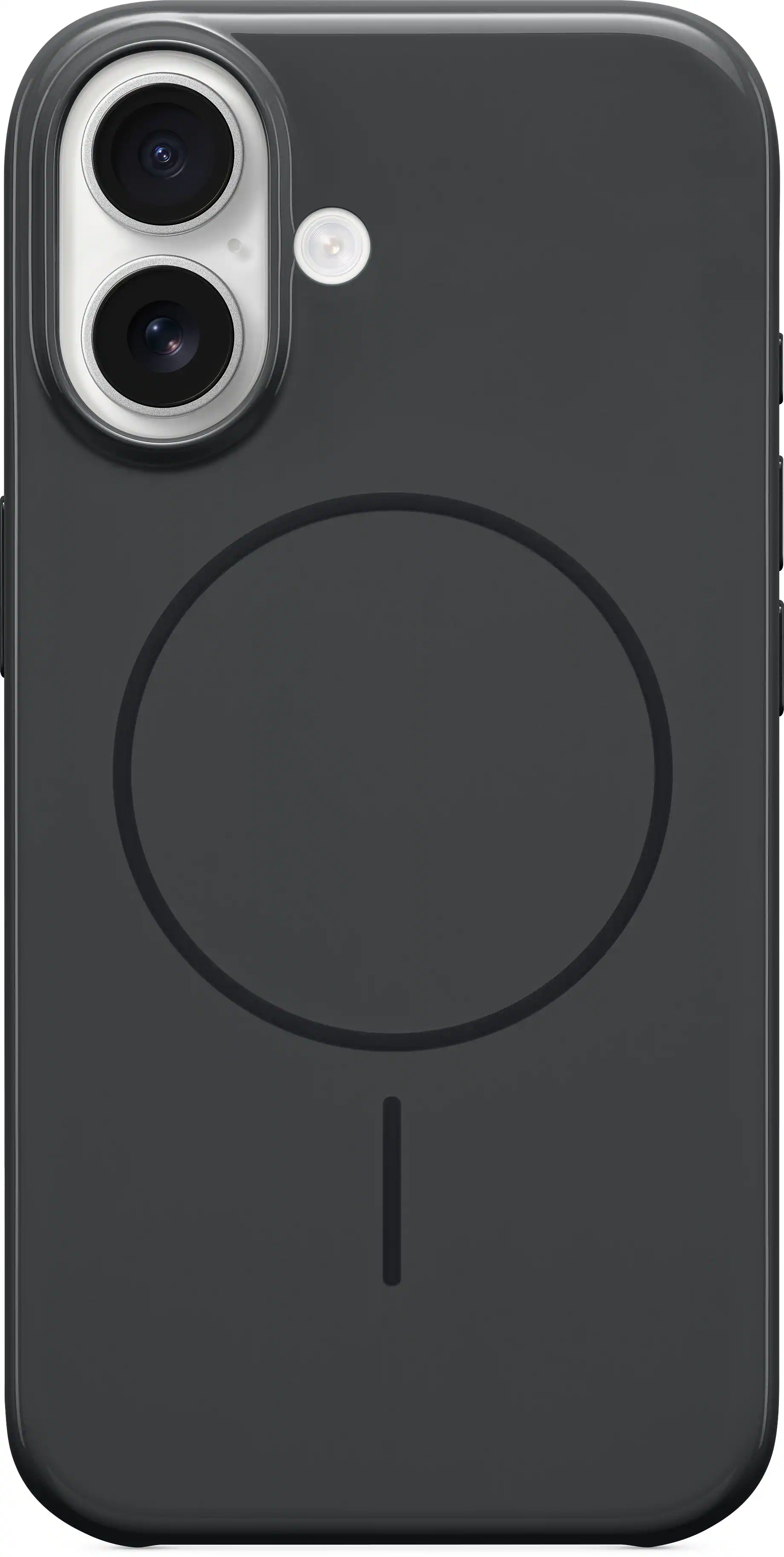 Front. Beats - iPhone 16 Case with MagSafe - Midnight Black.