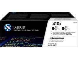 HP - 410X 2-pack XL Black Toner Cartridges (CF410XD)