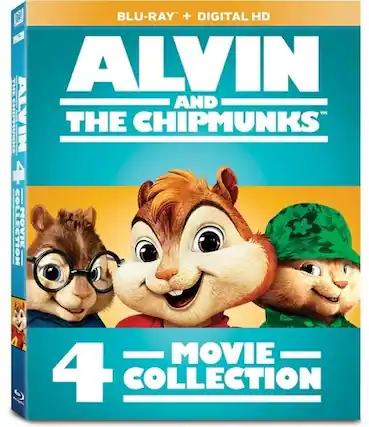 Front. Alvin and the Chipmunks: 4-Movie Collection - BLU-RAY.