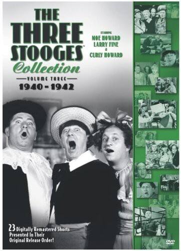 Front. The Three Stooges - The Three Stooges Collection: Volume 3: 1940-1942   - DVD.
