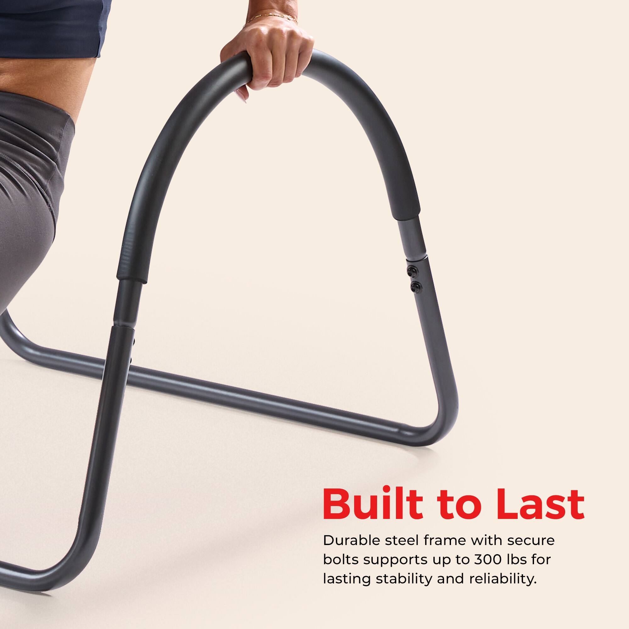 Built to Last

Durable steel frame with secure bolts supports up to 300 lbs for lasting stability and reliability.