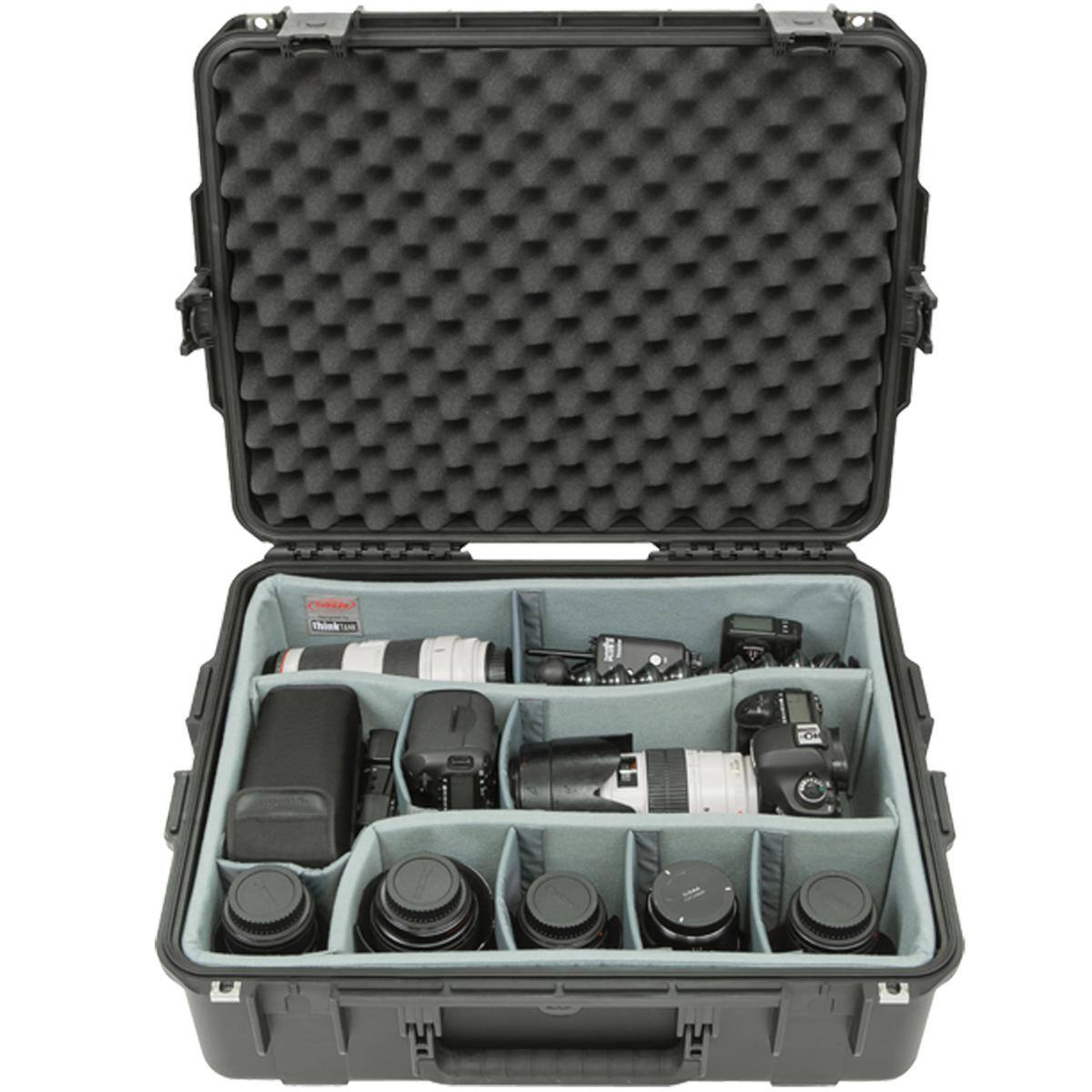 Alt View 2. SKB - SKB iSeries 2217-8 Case w/13x Dividers, Lid Foam, 2x Foam Dividers, Black.