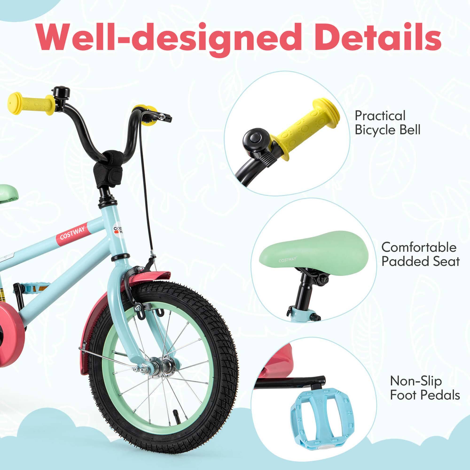 Well-designed Details

- Practical Bicycle Bell
- Comfortable Padded Seat
- Non-Slip Foot Pedals