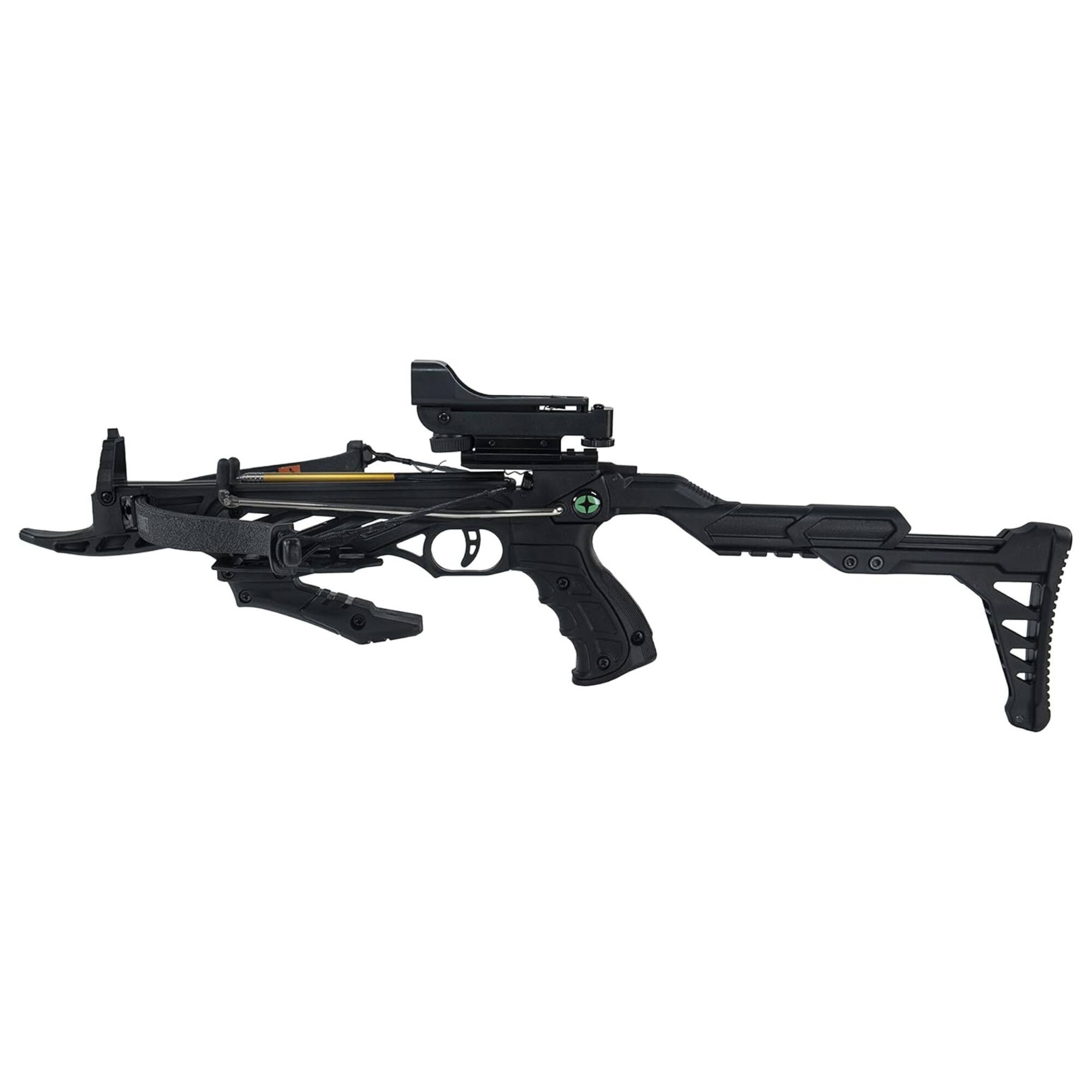 Alt View 1. Centerpoint - Centerpoint Hornet Recurve Crossbow with Reflex Red Dot Sight & 3, 6" Bolts - Black.