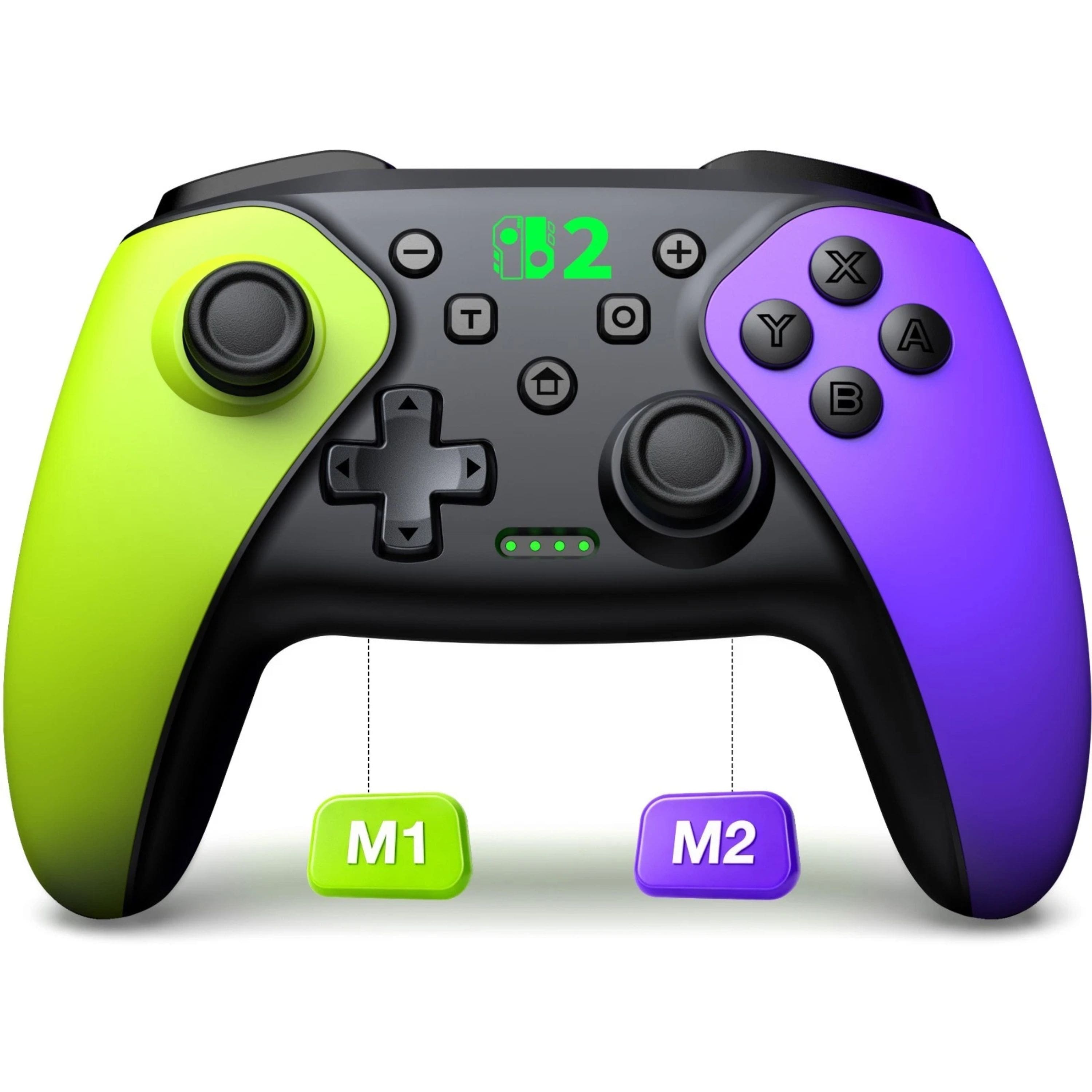 Kitcheniva - Wireless Switch Pro Controller for Nintendo Switch/Lite/OLED,PC/Android/iOS - Black