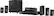 Left. Samsung - 5 Series 1000W 5.1-Ch. 3D / Smart Blu-ray Home Theater System - Black.