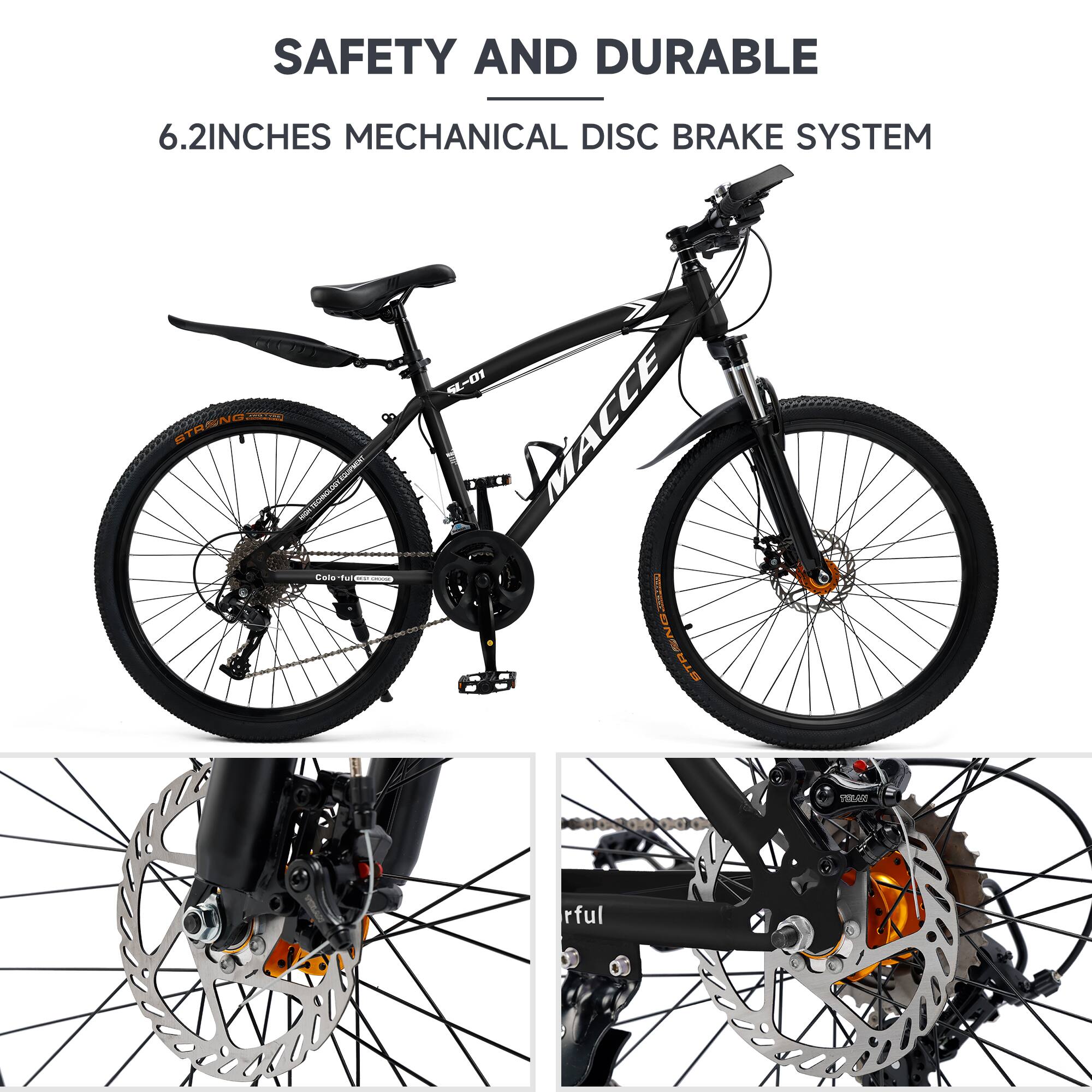 SAFETY AND DURABLE  
6.2 INCHES MECHANICAL DISC BRAKE SYSTEM