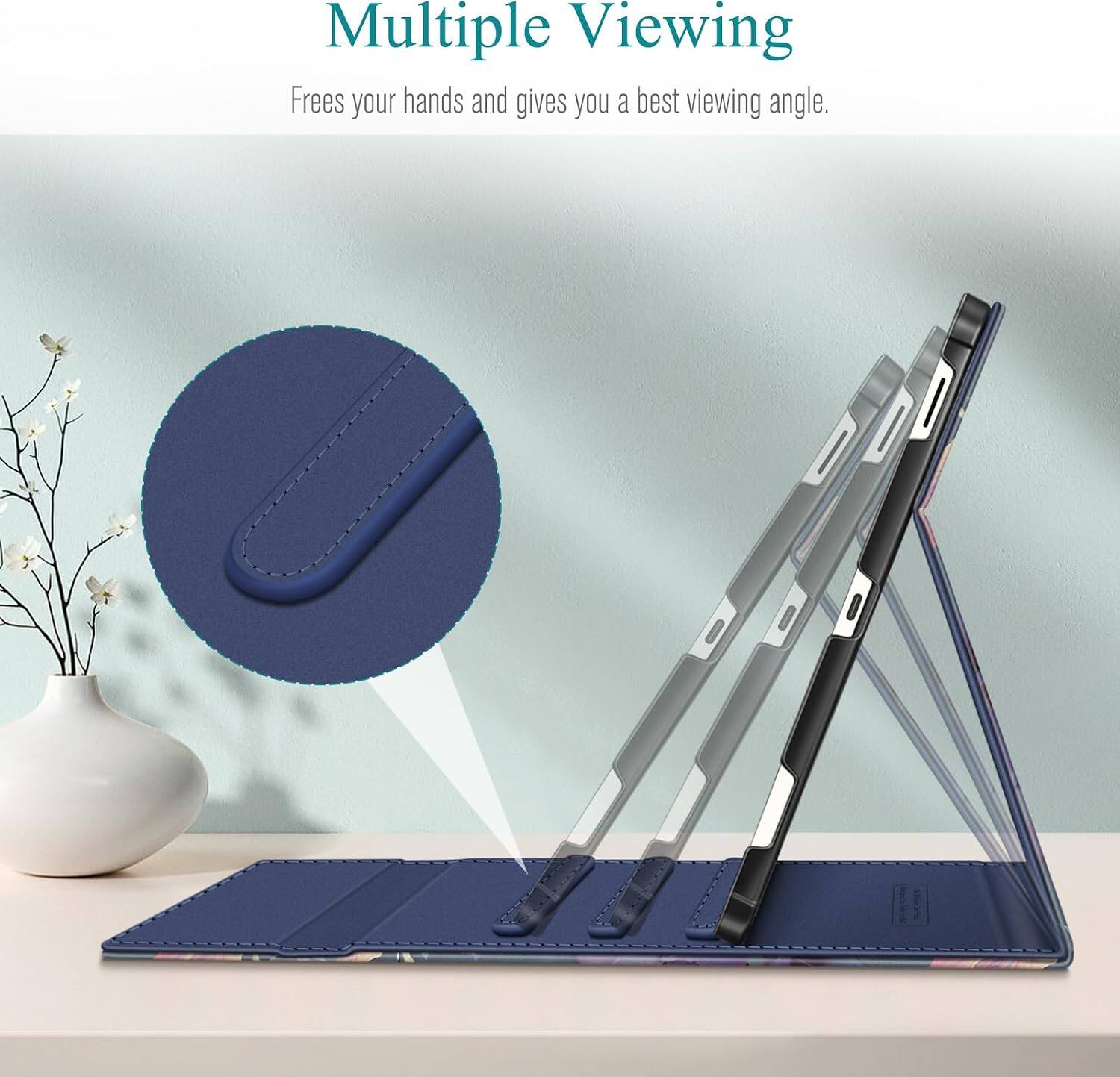 Multiple Viewing  
Frees your hands and gives you a best viewing angle.