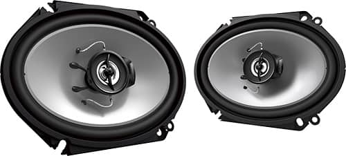 Kenwood Road Series 6 X 8 2 Way Car Speakers With Paper Woofer Cones Pair Black Kfc C6865r Best Buy