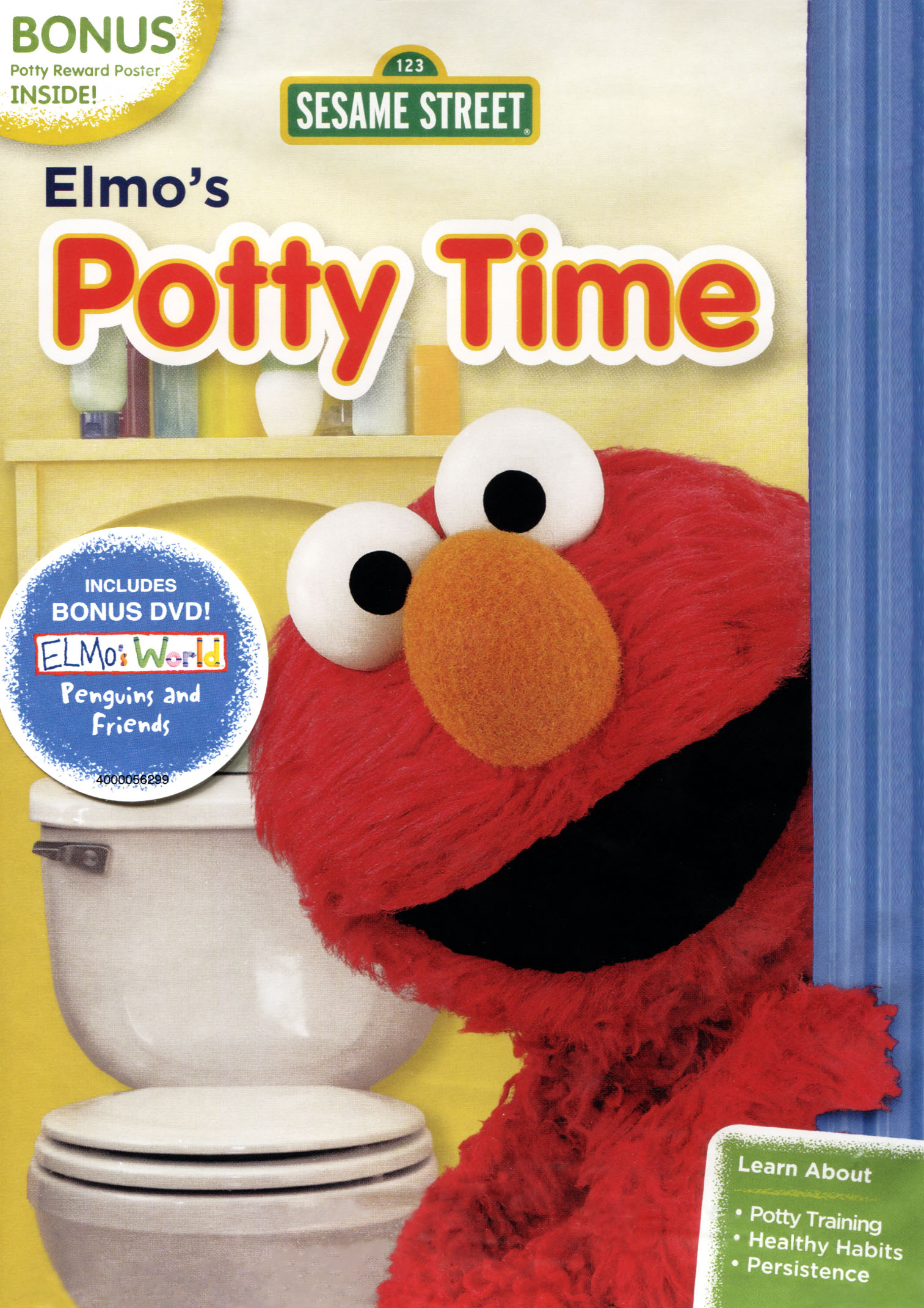 Sesame Street Elmo S Potty Time Includes Bonus Disc Dvd 2006